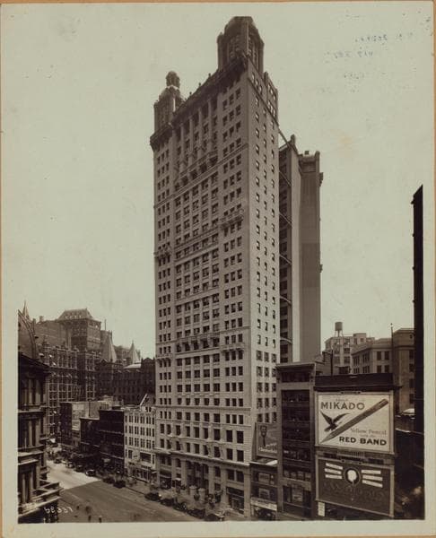 Manhattan: Park Row - Ann Street, 1923