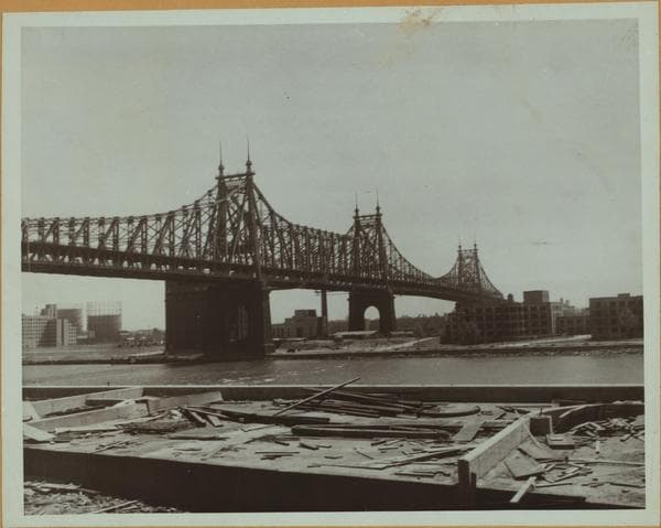 Bridges - Queensboro [Queensborough] Bridge - [View of the bridge from East 57th Street in Manhattan.], 1940