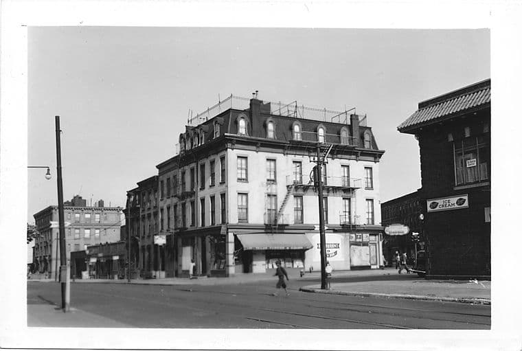 Putnam Avenue at Grand Avenue, to Southeast, Brooklyn, 1942-05-14