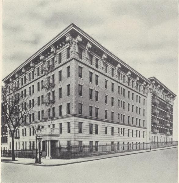 Regent Hall, northeast corner Broadway and 123rd Street., 1908