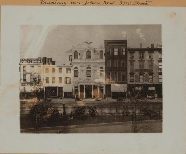 Manhattan: Broadway - 32nd Street, 1876