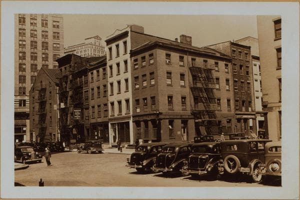 Manhattan: John Street - Water Street, 1936