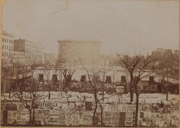 Manhattan: Broadway - Chambers Street, 1862