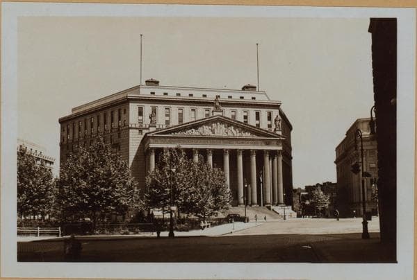 Manhattan: Foley Square - Pearl Street, 1938