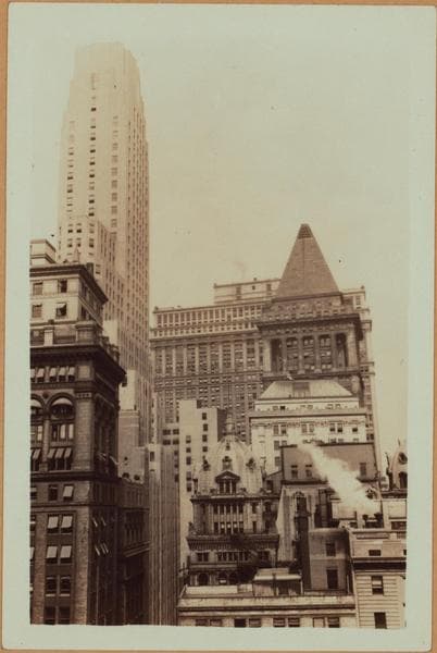 Manhattan: New Street - Wall Street, 1931