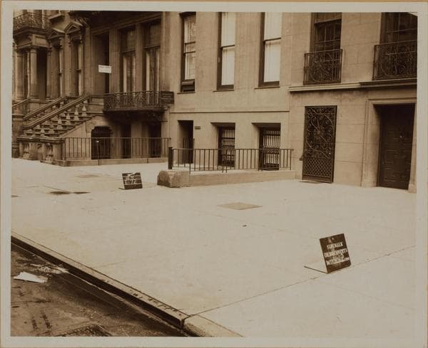 Manhattan: 72nd Street (East) - Park Avenue, 1936