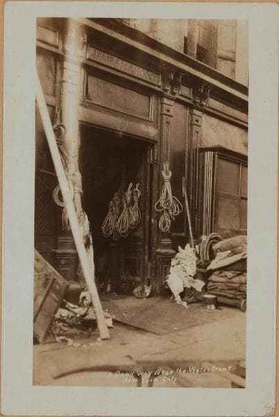 Manhattan: James Slip - Water Street, 1927
