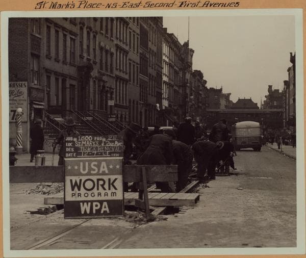 Manhattan: St. Marks Place - 1st Avenue, 1936
