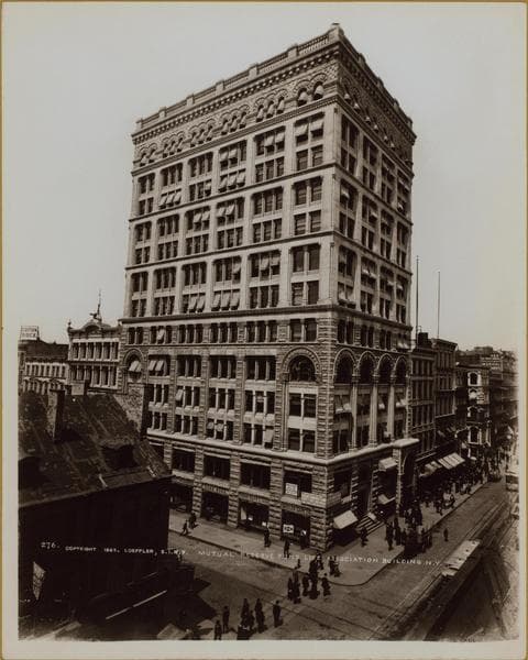 Manhattan: Broadway - Duane Street, 1895