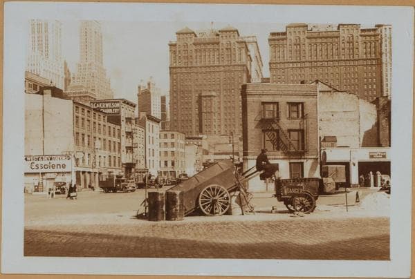Manhattan: Dey Street - West Street, 1937