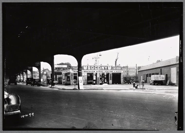 Beachview Service Station; El: 1749 84th St.-New Utrecht Ave., Brooklyn, 1935