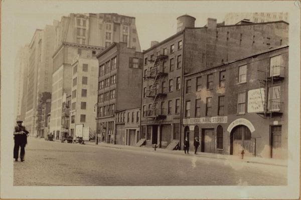 Manhattan: West Street - Morris Street, 1929