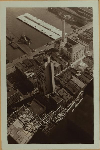 General view - [Manhattan - Between Pine and Cedar Streets - 60 Wall Street Tower (Southeast).], 1933