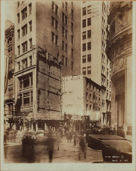 Manhattan: William Street - Maiden Lane, 1917
