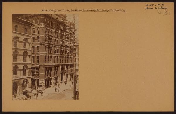 Manhattan: Broadway - Thames Street, 1890