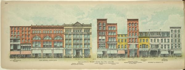 Broadway, West Side. 8th to 10th St.