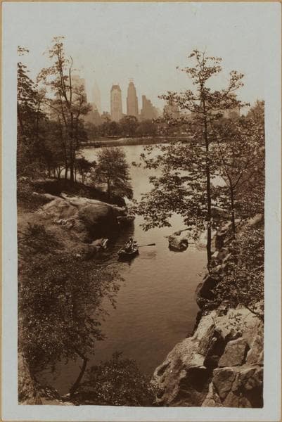 Manhattan: Central Park - The Lake., 1933–1935