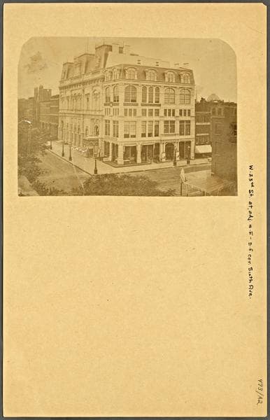 Manhattan: 23rd Street (West) - 6th Avenue, 1869