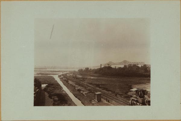 Bridges - Outerbridge Crossing - [Arthur Kill - Tottenville, Staten Island - Perth Amboy, New Jersey.], 1930