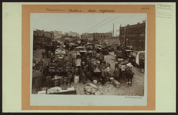 Occupations - Peddlers - Food - Vegetables., 1923