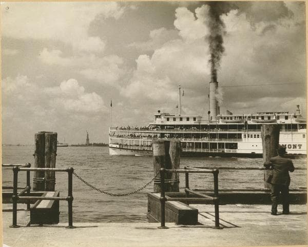 Manhattan: Battery Park waterfront., 1939