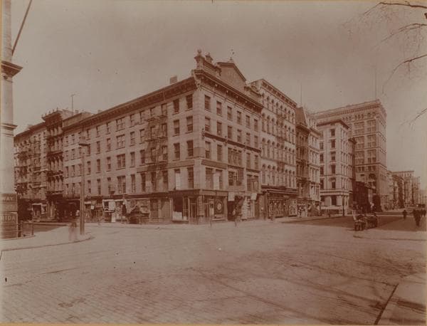 Manhattan: Broadway - Chambers Street, 1900