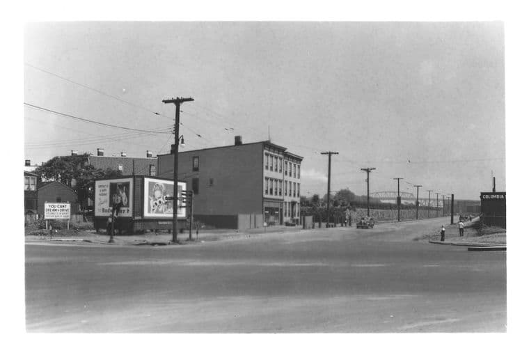 Northeast corner of Review Avenue and Van Dam Street, Queens, 1940-07-27