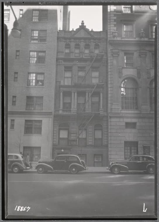 Townhouse and apartment buildings: 141-145 W 86th St-Amsterdam-Columbus, Manhattan, 1938