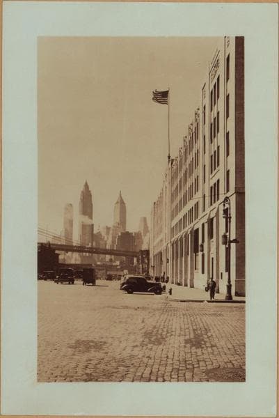 Manhattan: South Street - Market Slip (West)., 1937