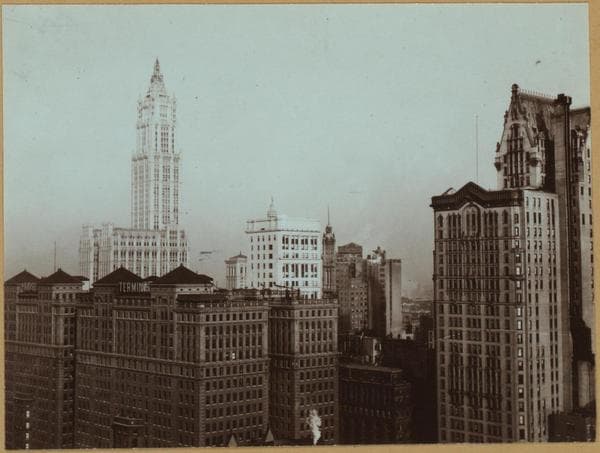 General view - West side of Lower Manhattan., 1913