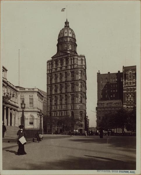 Manhattan: Park Row - Frankfort Street, 1890