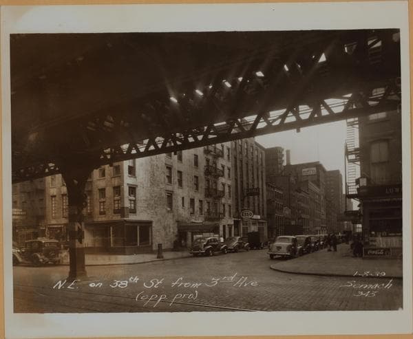 Manhattan: 38th Street (East) - 3rd Avenue, 1939