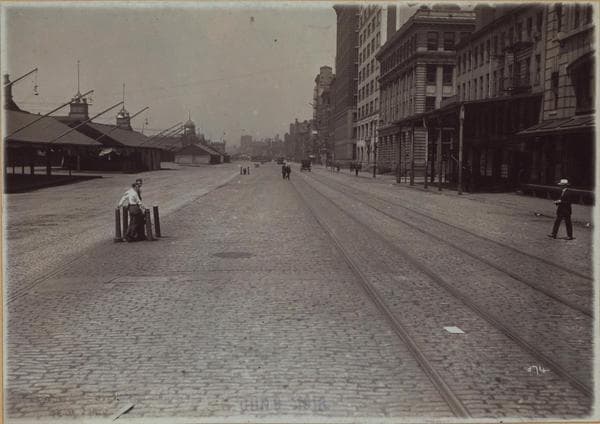 Manhattan: West Street - North Moore Street, 1918