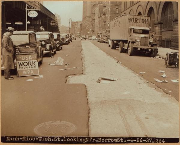 Manhattan: Washington Street - Barrow Street, 1937