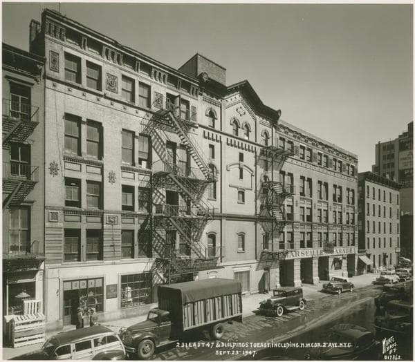 47th Street (East) #231 - Second Avenue looking east, 1947-09-23