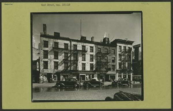 Manhattan: West Street., 1938