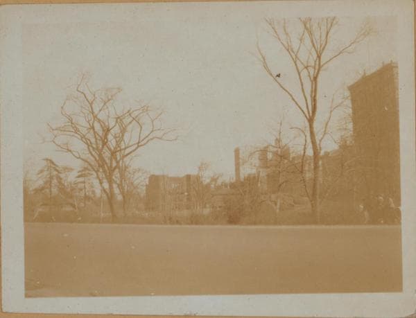 Manhattan: Central Park - [View of the Arsenal Building.], 1924