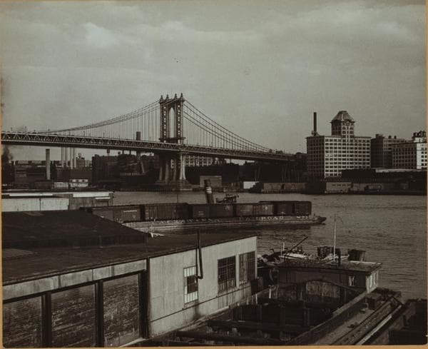 Bridges - Manhattan Bridge - [Brooklyn shore.], 1939