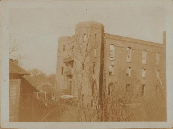 Manhattan: Central Park - [View of the Arsenal Building.], 1924