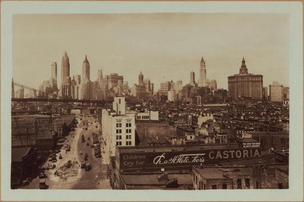 Manhattan: South Street - Market Slip, 1932
