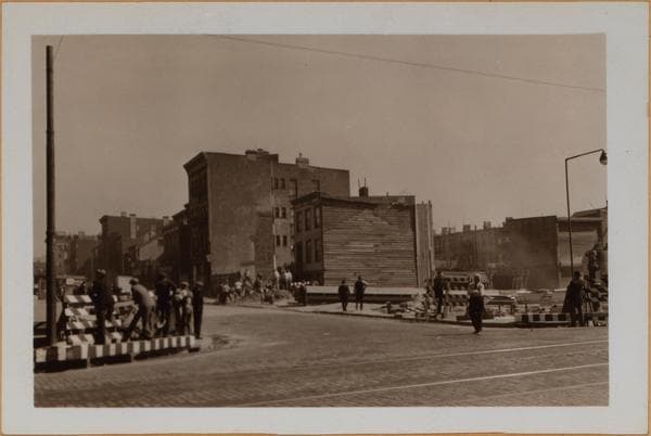 Brooklyn: 21st Street, east from Third Avenue., 1941; 1941-04-21