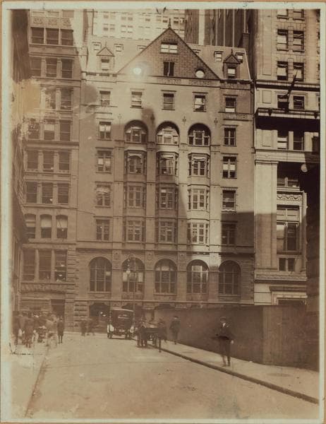 Manhattan: Wall Street - Nassau Street, 1923