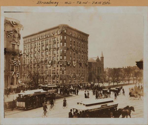 Manhattan: Broadway - 72nd Street, 1895