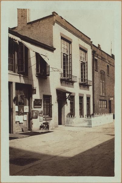 Manhattan: MacDougal Alley - MacDougal Street, 1933