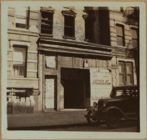 Social conditions in Manhattan., 1938