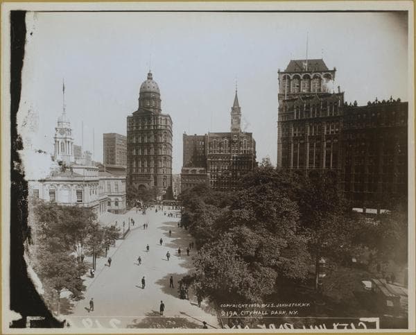 Manhattan: City Hall Park - City Hall., 1945