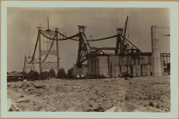 Bridges - Triborough Bridge - [Construction - Queensborough end.], 1935