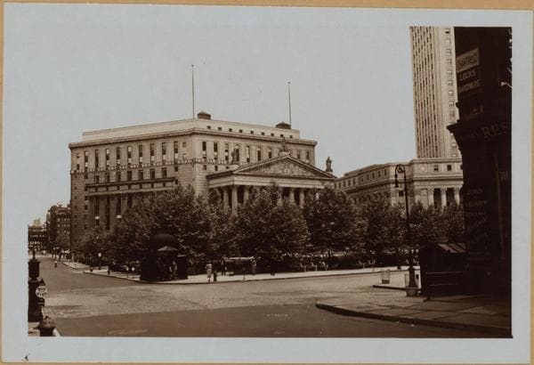 Manhattan: Foley Square - Pearl Street, 1938