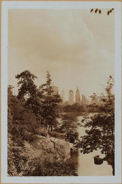 Manhattan: Central Park - The Lake., 1933–1935