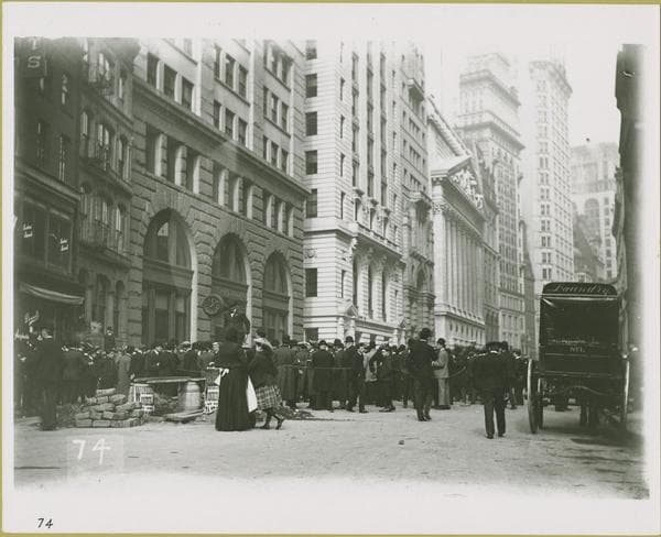 Broad Street - Wall Street, 1900